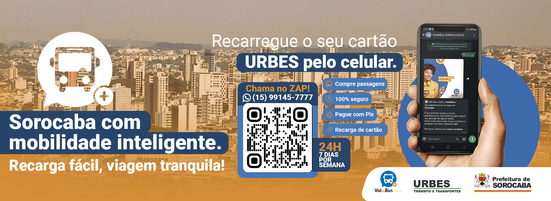 Recarga pelo whatsapp