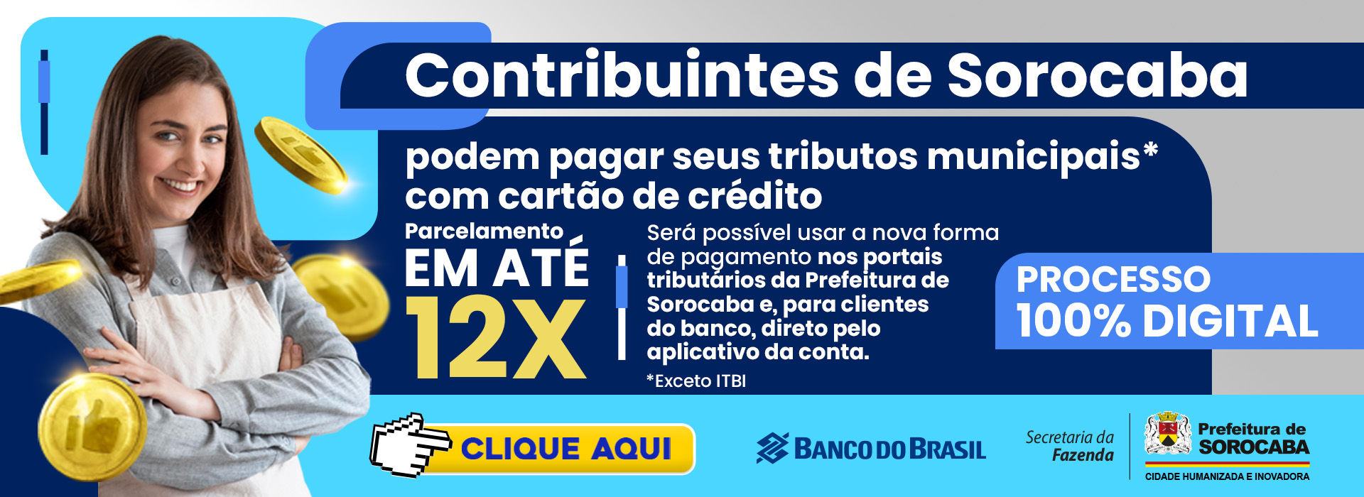 Tributos Municipais parcelados